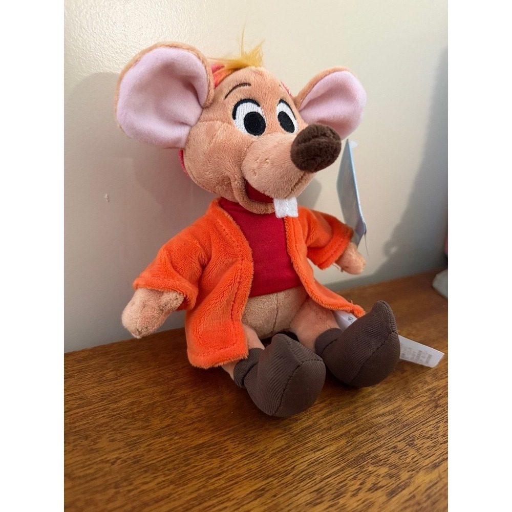 Disney Cinderella Jaq Mouse Plush Disney Store 70th Anniversary 9" NWT Rare - Picture 3 of 7